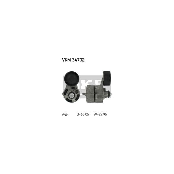 SKF - VKM 34702 - Rolo tensor, correia trapezoidal estriada - 7316574457380