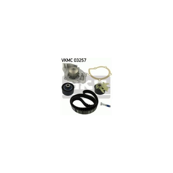 SKF - VKMC 03257 - Bomba de água + kit de correia dentada - 7316574565207