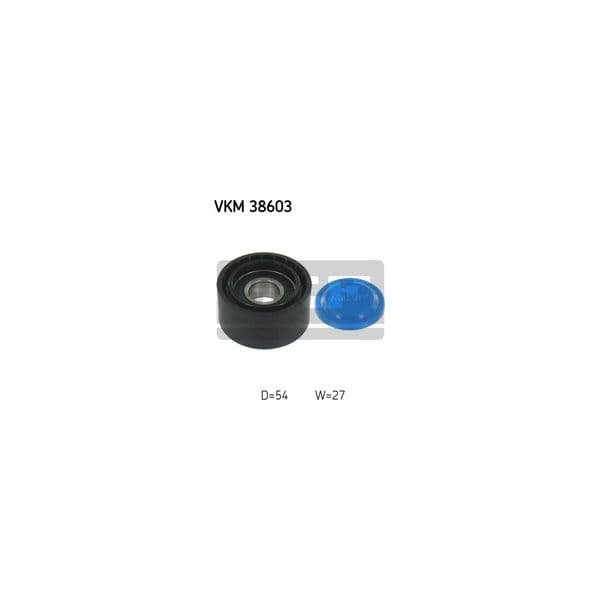 SKF - VKM 38603 - Polia de desvio/de guia, correia trapezoidal estriada - 7316574838721
