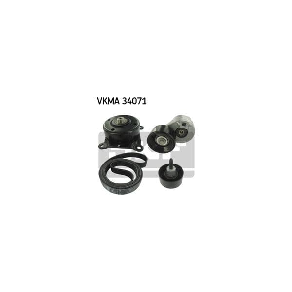SKF - VKMA 34071 - Jogo de correias trapezoidais estriadas - 7316574874842