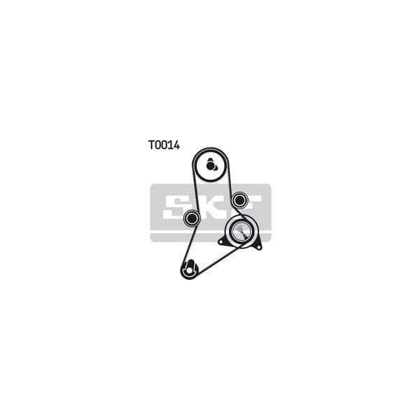 SKF - VKMA 02381 - Jogo de correias dentadas - 7316575752385