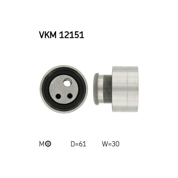 Skf Rolo Tensor, Correia Dentada Vkm 12151 7316577649133