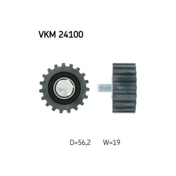 Skf Polia de Desvio/de Guia, Correia Dentada Vkm 24100 7316577741721
