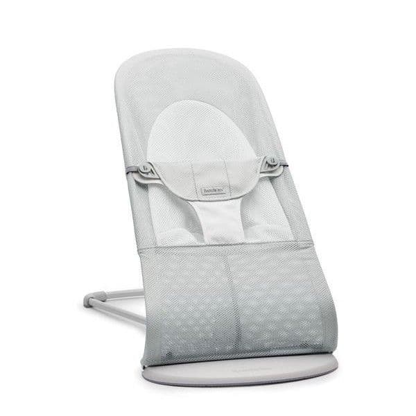 Babybjorn Espreguiçadeira Balance Soft Prata/Branco Mesh