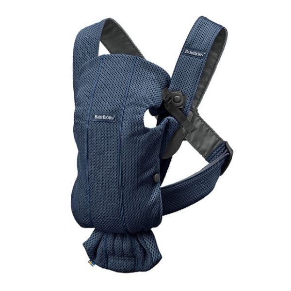Babybjörn Mochila Porta-bebés Mini Mesh 3D Azul