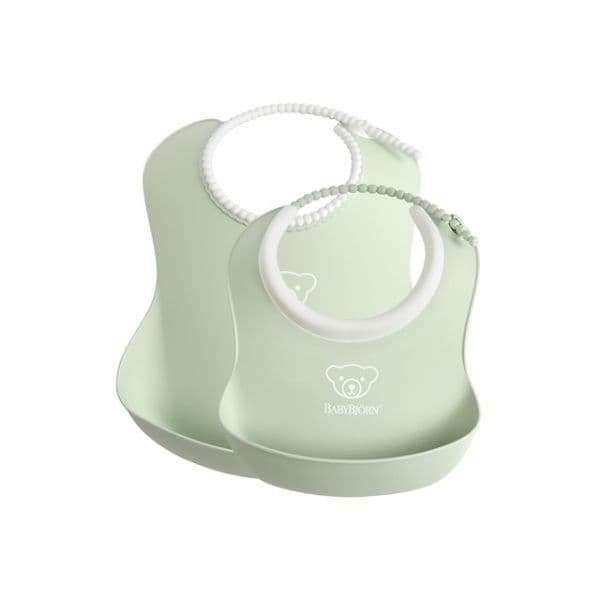 Babybjörn Pack de 2 Babetes de Plástico Verde