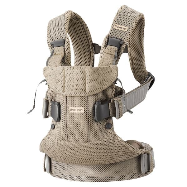 Babybjorn Porta bebé One Baby Carrier Mesh Grey Beige