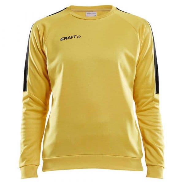 Craft Progress Round Neck Sweatshirt Amarelo XS Mulher