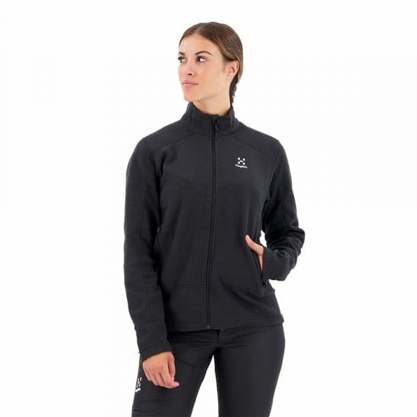 Haglofs Buteo Mid Full Zip Sweatshirt Preto XS Mulher