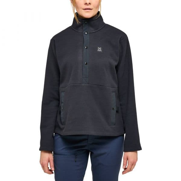 Haglofs Mora Mid Full Zip Sweatshirt Preto S Mulher