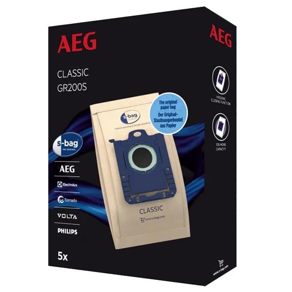 AEG Embalagem Sacos Aspirador GR200S
