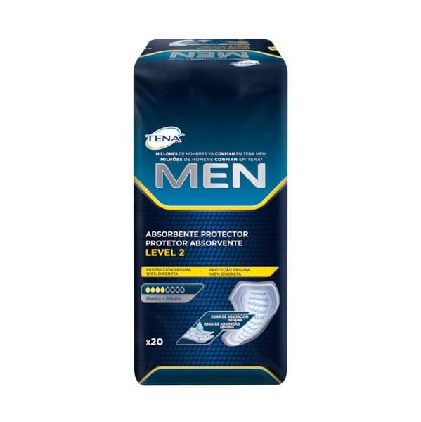 Tena Penso Absorvente Protetor Homem Level 2 20 Unidades