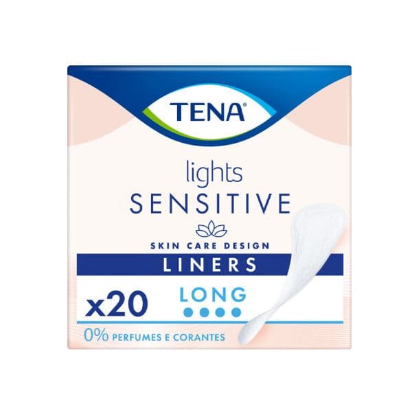 Tena Pensos Incontinência Sensitive Lights Long 20un