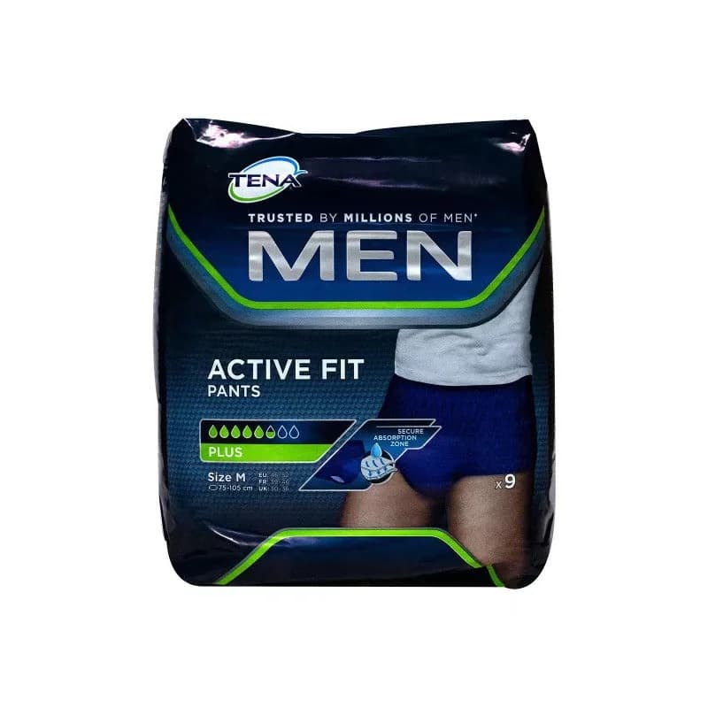 TENA Men Active Fit Pants M x 9