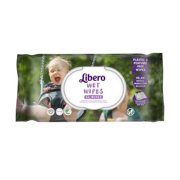 Libero Wet Wipe Toalhitas de Higiene para Bebé 64 Unidades