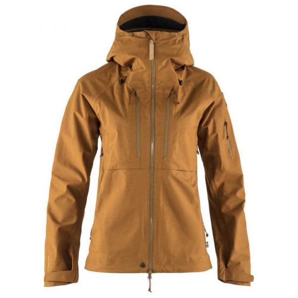 Fjällräven Keb Eco-shell Softshell Jacket Castanho L Mulher