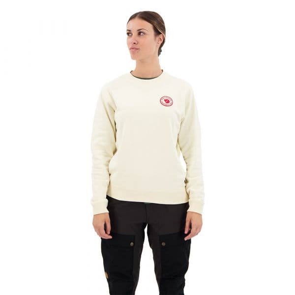 Fjällräven 1960 Logo Badge Sweatshirt Beige XS Mulher