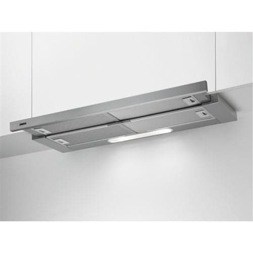 Exaustor Telescópico Zanussi ZHP92350XA | 39,6x89,8x28 cm | 448 m³/h | 62 dB | D | Aço inoxidável