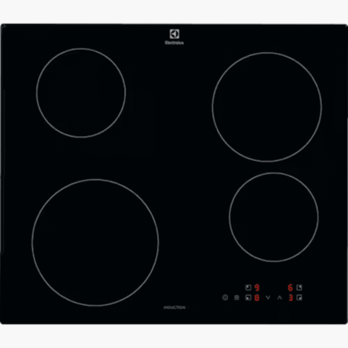 Placa de Indução Electrolux EIB60420CK | 60cm, 4 Zonas, PowerBoost
