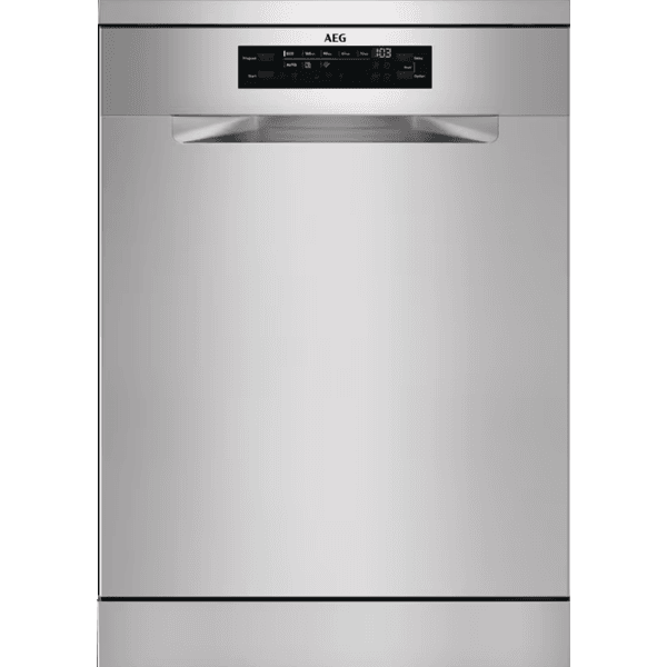 Máquina de Lavar Loiça AEG FFB74917ZM | 14 Talheres, Inox, Auto-Off