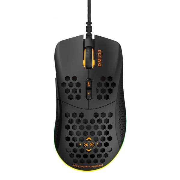Deltaco DM210 6400 DPI Black Sem Fios