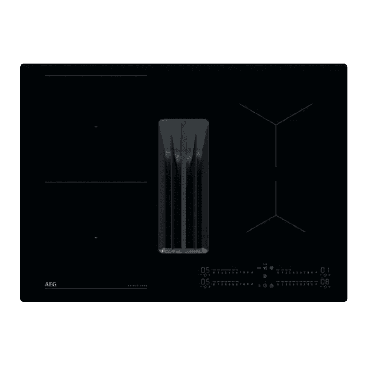 Placa de Indução AEG TCH74B01FB | 4 Zonas, 71cm, 7350W