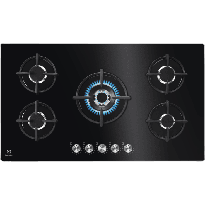 Placa Gás Electrolux KGG95372K Gás Natural 90cm