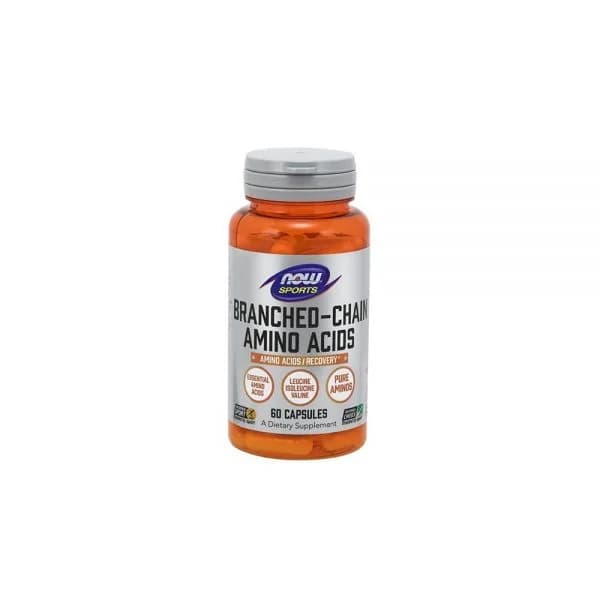 BCAA – Aminoácidos de Cadeia Ramificada 60 cápsulas – Now