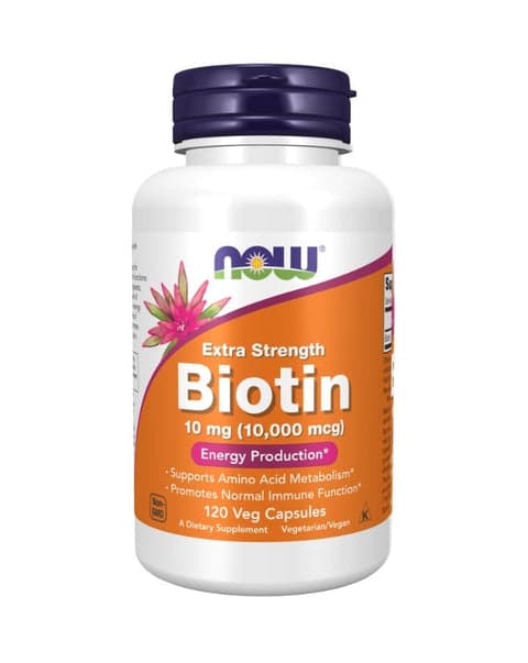 Biotina 10000mcg - 60 Cápsulas - Now Foods