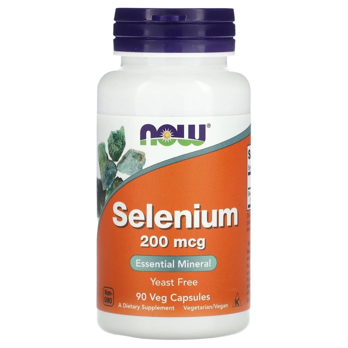 Now Selenium 200mcg 90 Cápsulas