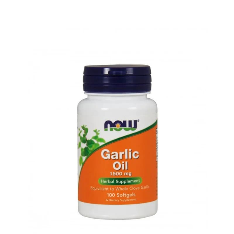 Now Garlic Óleo 100 Cápsulas