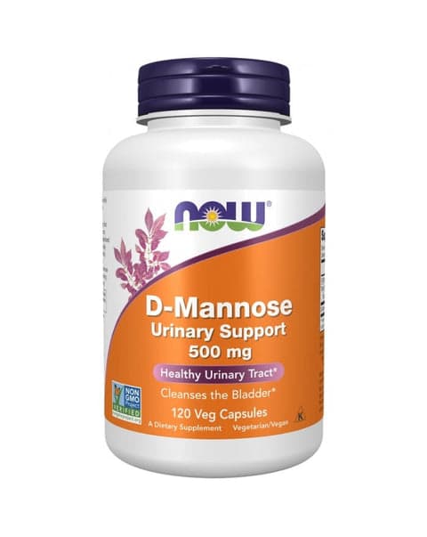 Now D-Mannose 500mg 120 Cápsulas