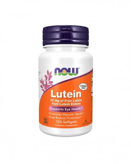 Now Lutein 10mg 120 Cápsulas