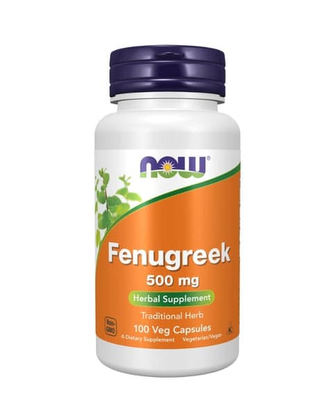 Now Fenugreek 500mg 100 Cápsulas