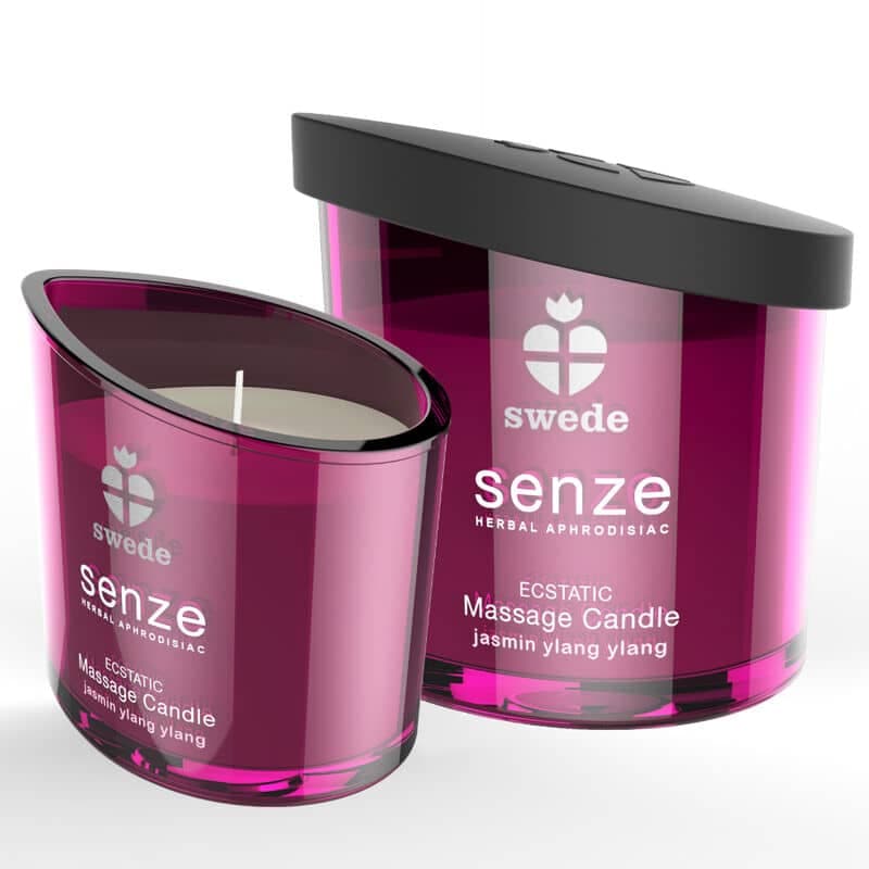 Swede Vela de Massagem Ecstatic Sweede Senze Jasmine, Ylang Ylang