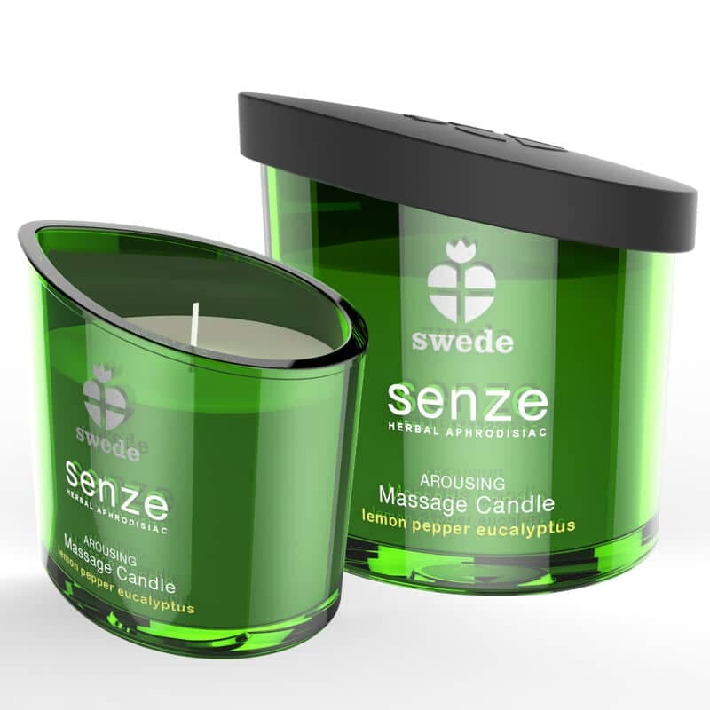 Swede Sweede Senze Arousing Vela de Massagem Limão, Pimenta, Eucalipto