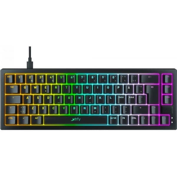 Xtrfy K5 Compact RGB Kailh Red Switch Mecânico (ES) Preto - K5RGBCPTBLACKR-SPA