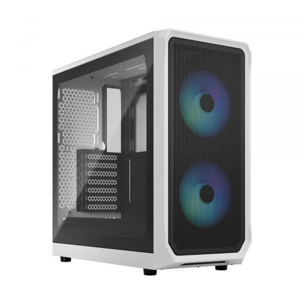 Fractal Design Caixa ATX Focus 2 RGB White TG Clear Tint