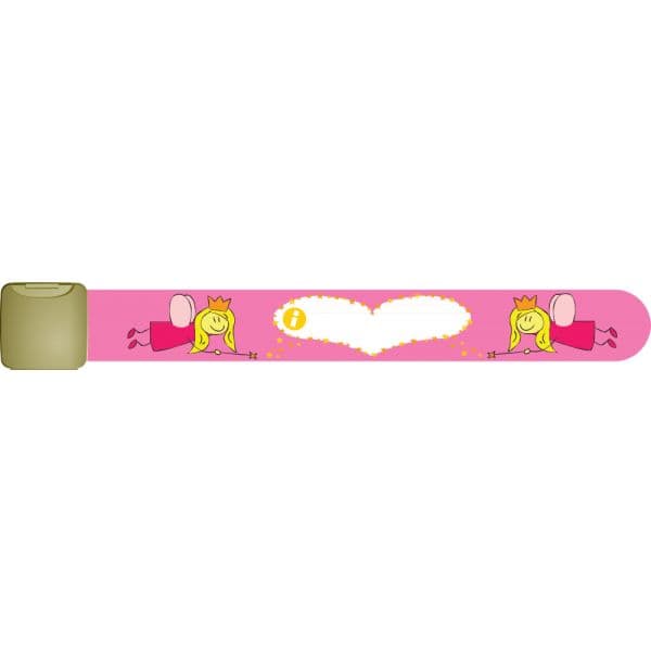 Infoband Pulseira Identificativa Reutilizável - Princesa