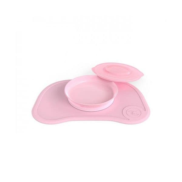 Twistshake Click Mat Prato + Base Anti-deslizante Rosa - 78129