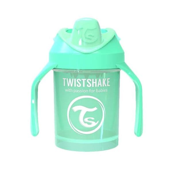Twistshake Mini Cup Anti-Derrame Green Pastel 230 ml
