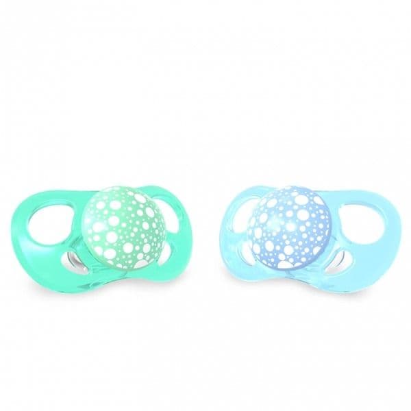 Twistshake Chupetas +6m Azul/Verde Pastel - T78288