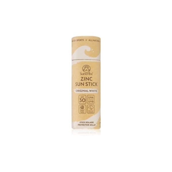 Protetor Solar Suntribe Sports Zinc Stick Mineral SPF30 Tom Original White 30g