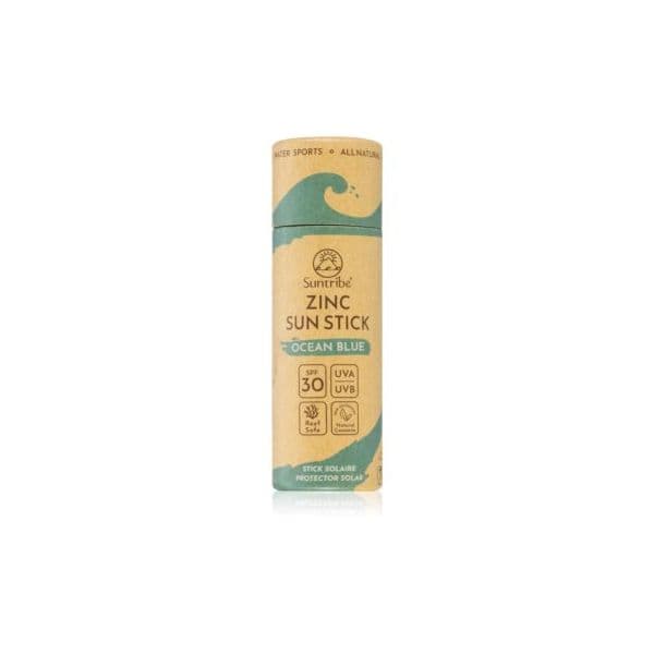 Protetor Solar Suntribe Sports Zinc Stick Mineral SPF30 Tom Ocean Blue 30g