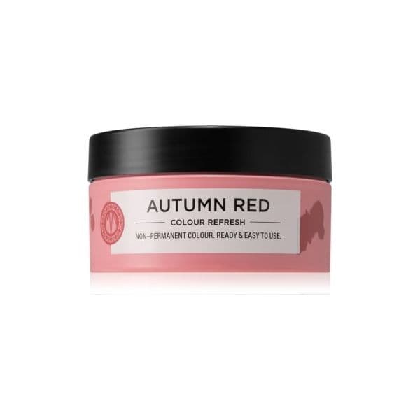 Maria Nila Colour Refresh Autumn Red Máscara Nutritiva Suave sem Pigmentos de Cor Permanente Resistente 4 - 10 Lavagens Tom 6.60 100ml