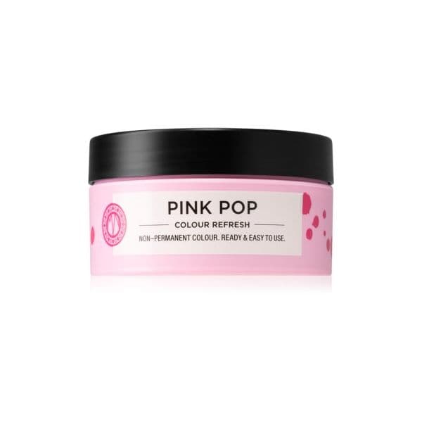 Maria Nila Colour Refresh Pink Pop Máscara Nutritiva Suave sem Pigmentos de Cor Permanente Resistente 4 - 10 Lavagens Tom 0.06 100ml