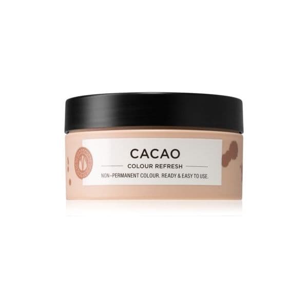 Maria Nila Colour Refresh Cacao Máscara Nutritiva Suave sem Pigmentos de Cor Permanente Resistente 4 - 10 Lavagens Tom 6.00 100ml