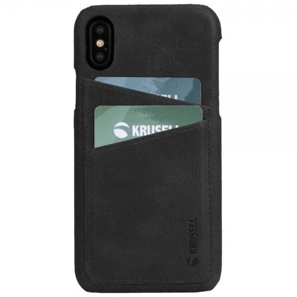 Krusell Capa Sunne Vintage 2c iPhone XS Max Black
