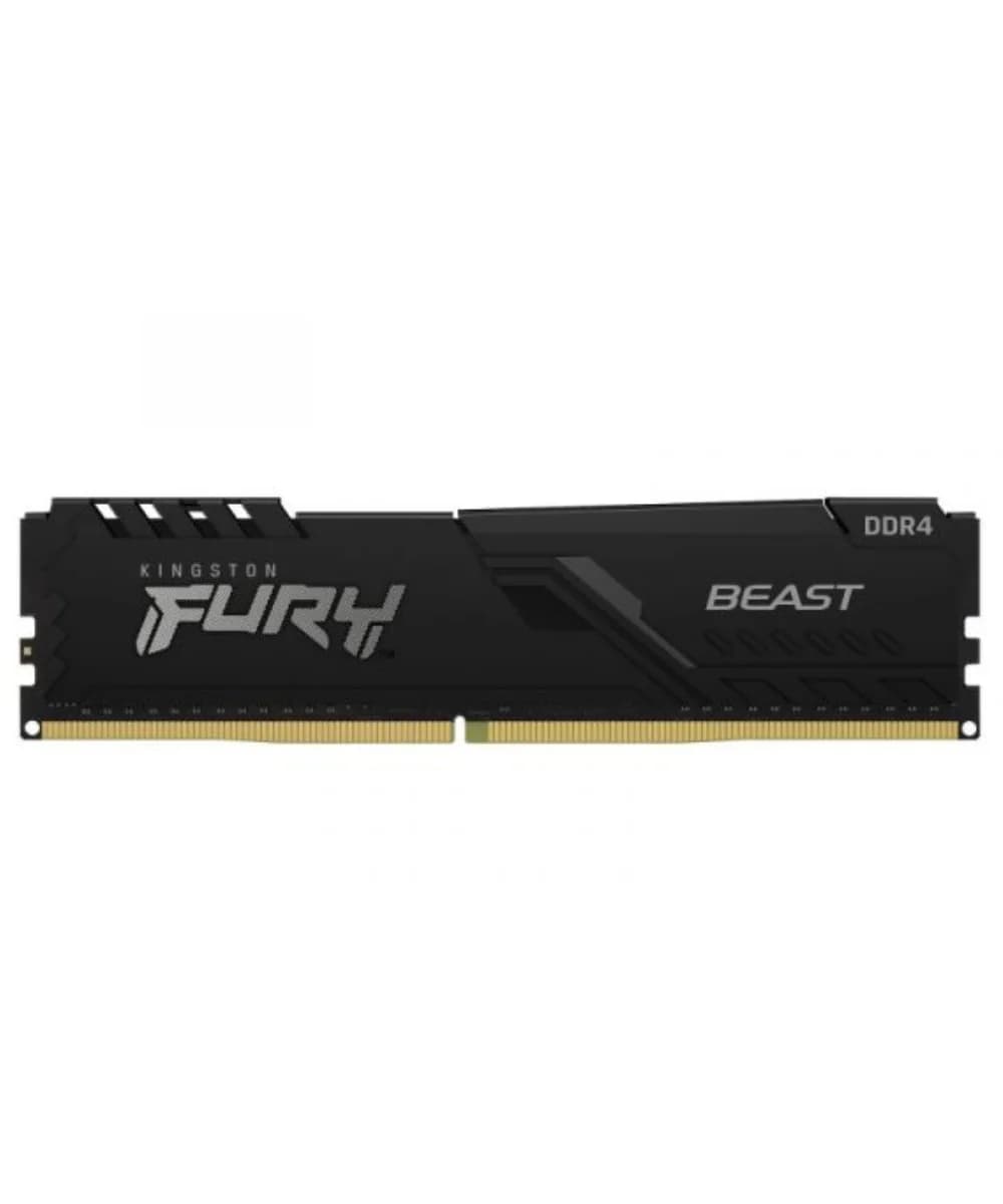 Memória RAM Kingston 16GB Fury Beast DDR4 3200MHz CL16 Preto - KF432C16BB1/16