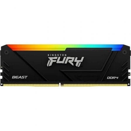 Memória RAM Kingston 32GB Fury Beast RGB DDR4 CL16 3200Mhz Black - KF432C16BB2A/32